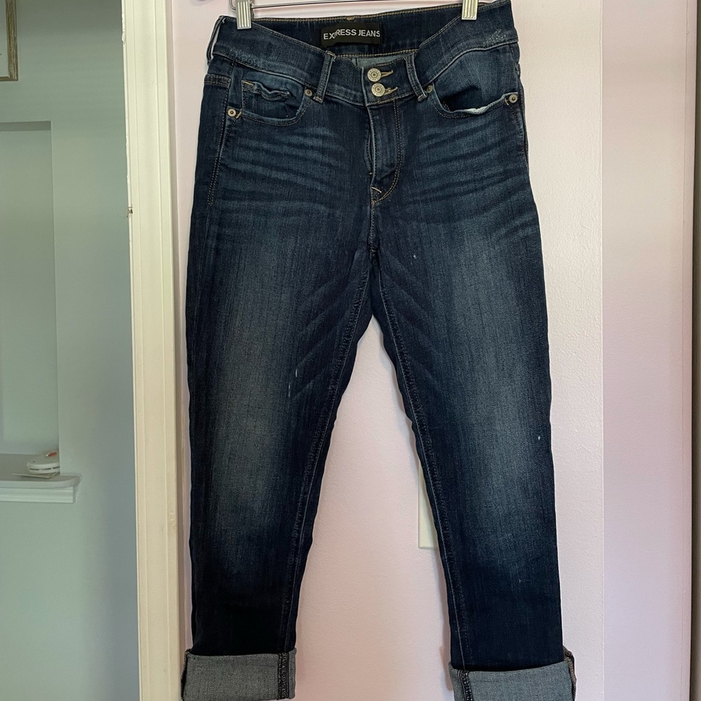 Express “Mia” SZ 4 Cropped Jean Legging